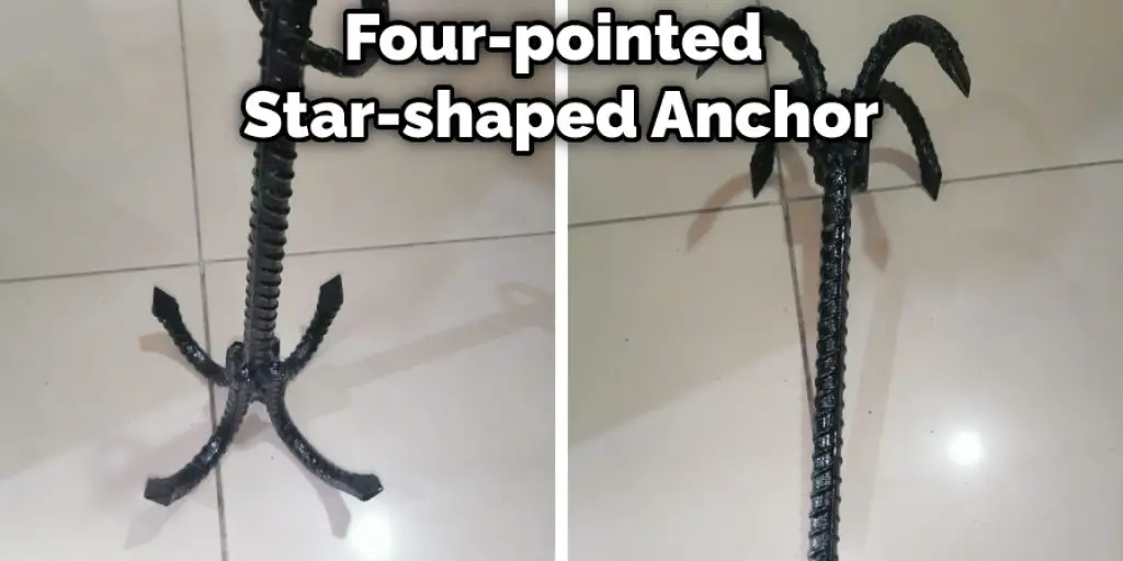 Four-pointed Star-shaped Anchor